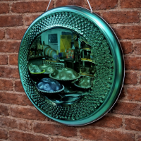 36" Гонг Symphonic Green Brilliant Crystal Mirror 90 см