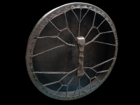 Бубен Shamanic черный 60х60