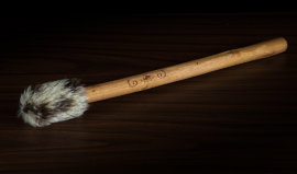 Бубен Shamanic synthetic drum Beige 50х50 - Бубен Shamanic synthetic drum Beige 50х50
